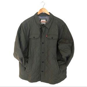 Levi’s Olive Green Quilted Field Jacket - Men’s XL